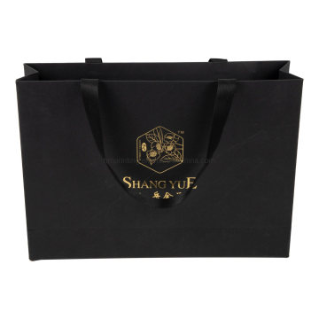 Custom Printed Large Handmade Paper Bags Designs Flat Bottom Apparel Packaging Paper Gift Bag Wholesale